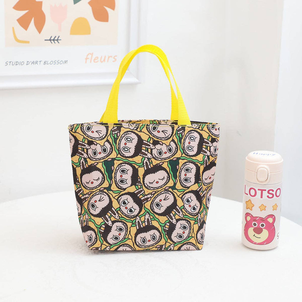 🍱 “Labubu Delight” Cute Monster Waterproof Lunch Box Storage Bag