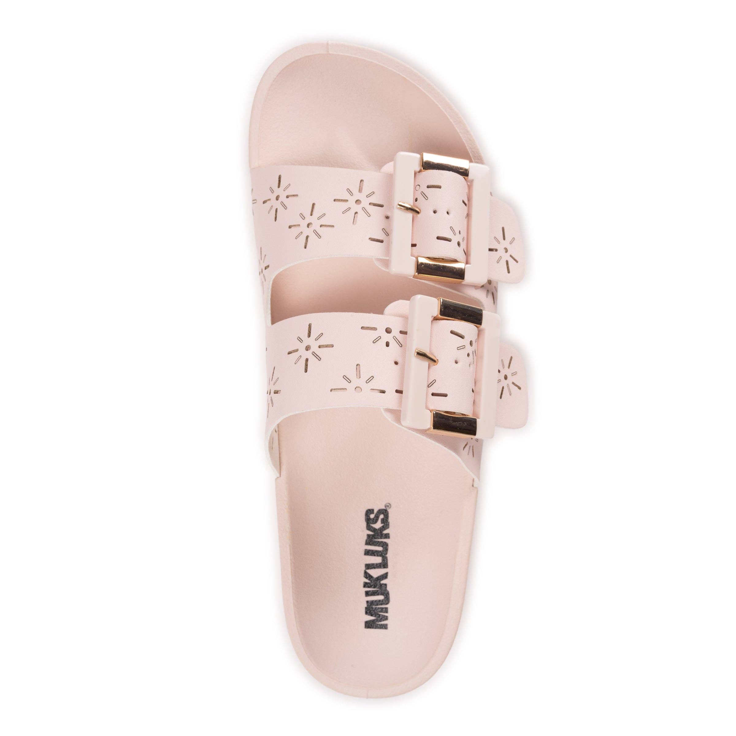 MUK LUKS Women's Grand Cayman Perforated Sandal