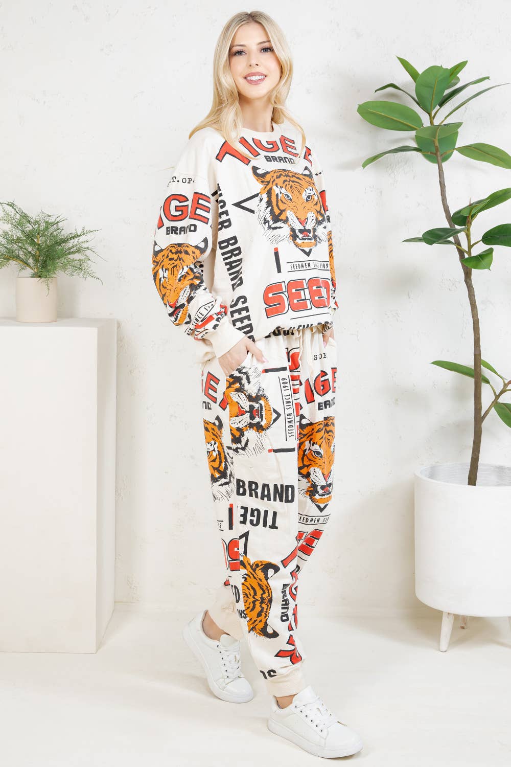 TIGER - COTTON SWEATSHIRT