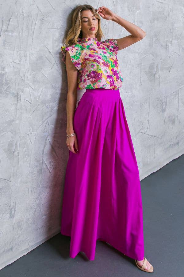 A solid woven pant - IP7901