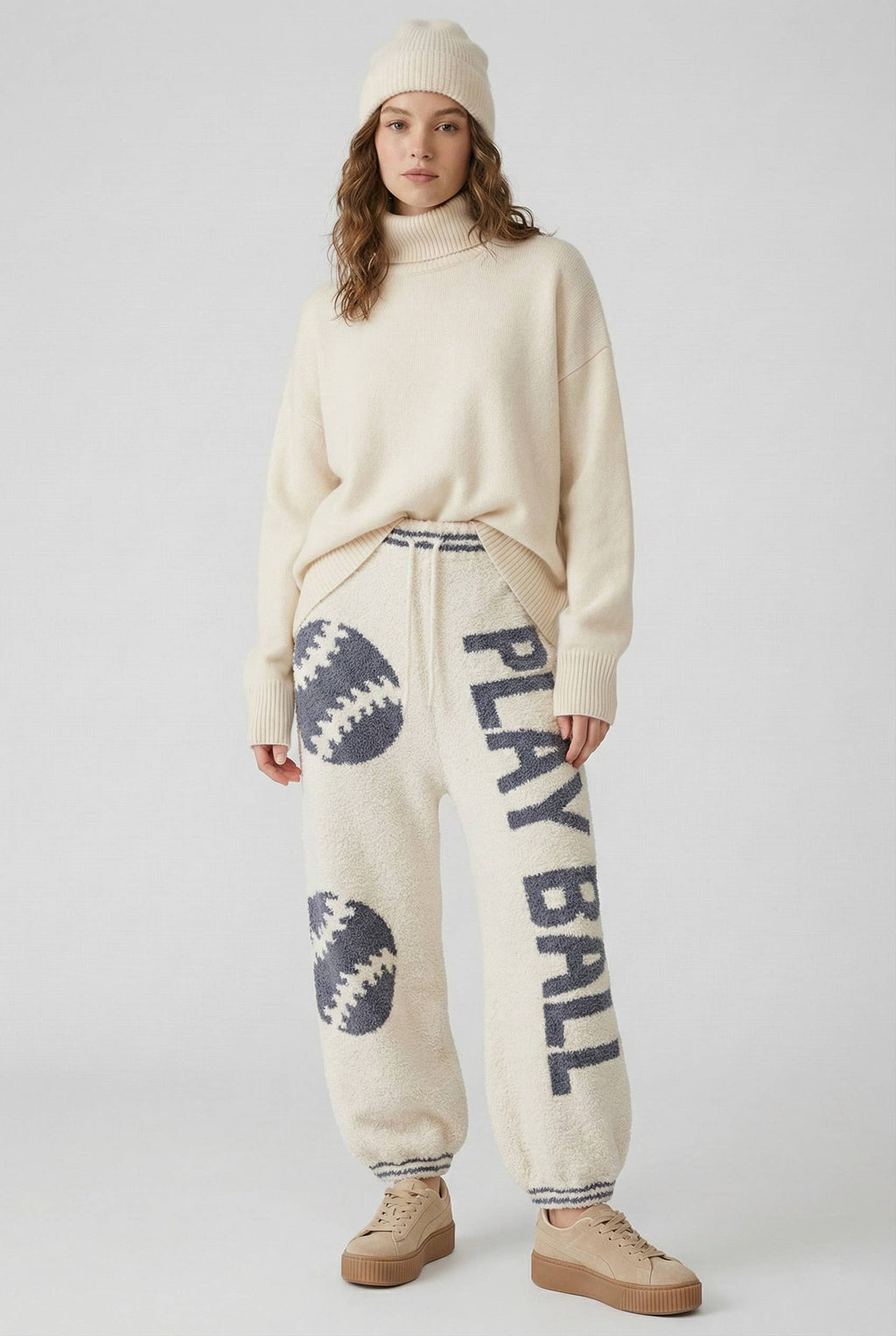 PlayBall Baseball Cozy Knit Pants