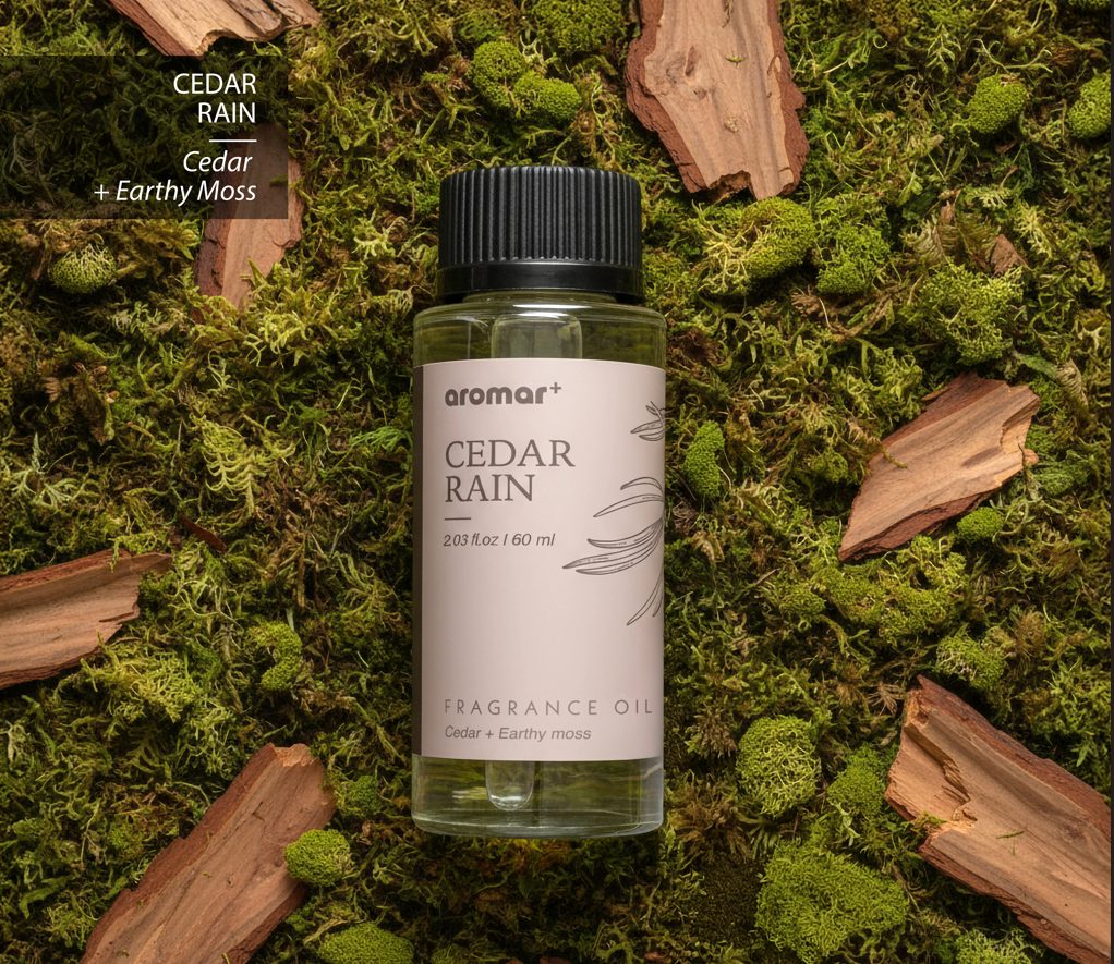 Aromar Plus - Fragrance Oil 2oz - Cedar Rain