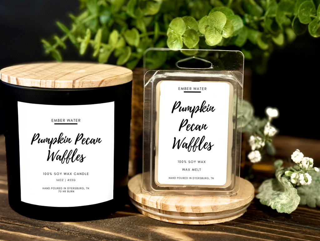Pumpkin Pecan Waffle 16 oz 100% Soy Candle