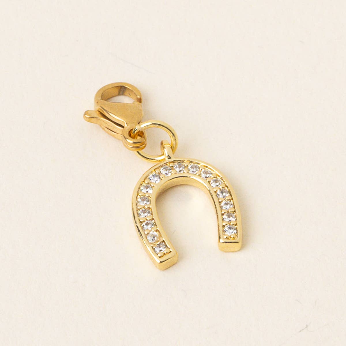 Jewelry Charm Gold–Horseshoe