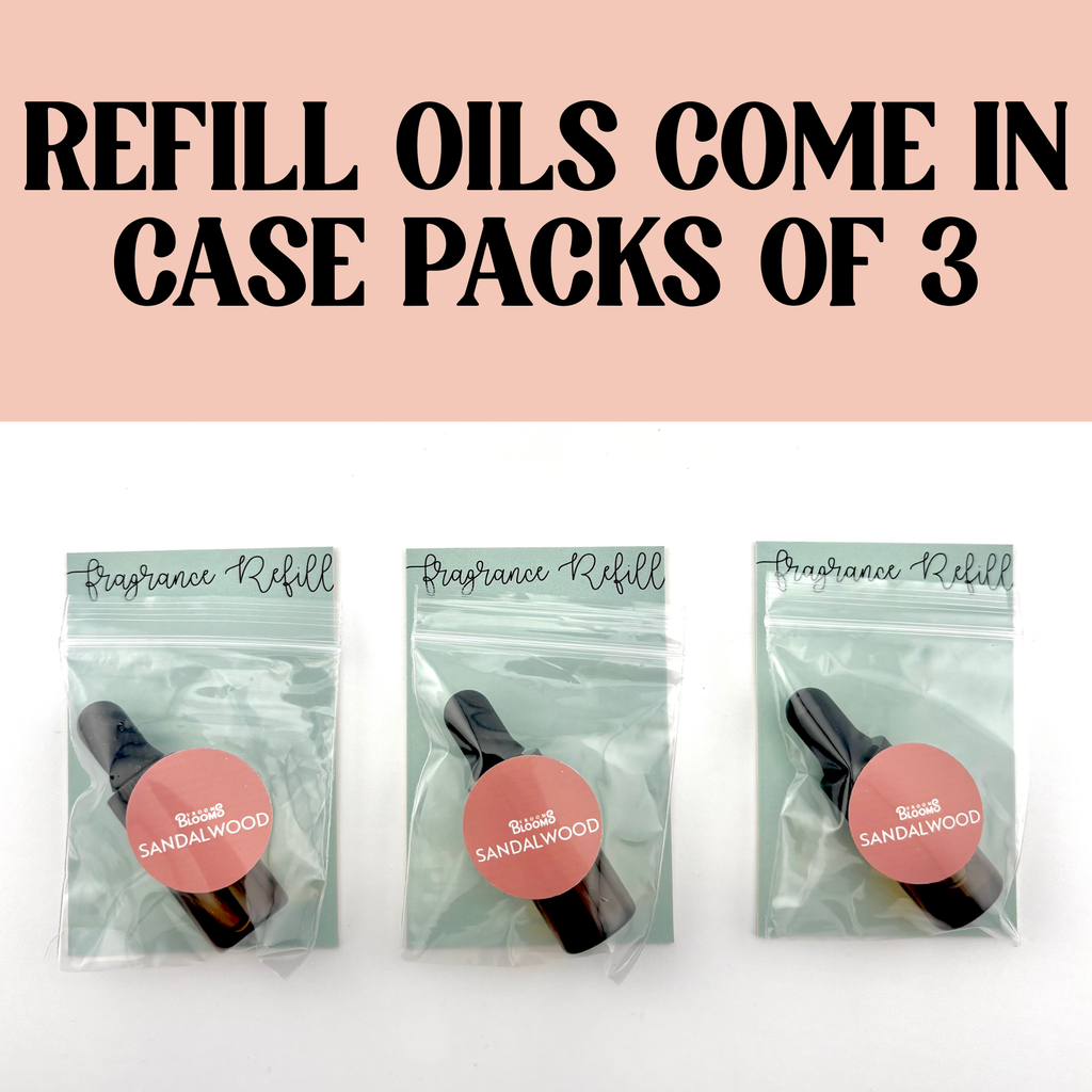 Plant Car Air Freshener Diffuser Refills - Refill Oils ONLY