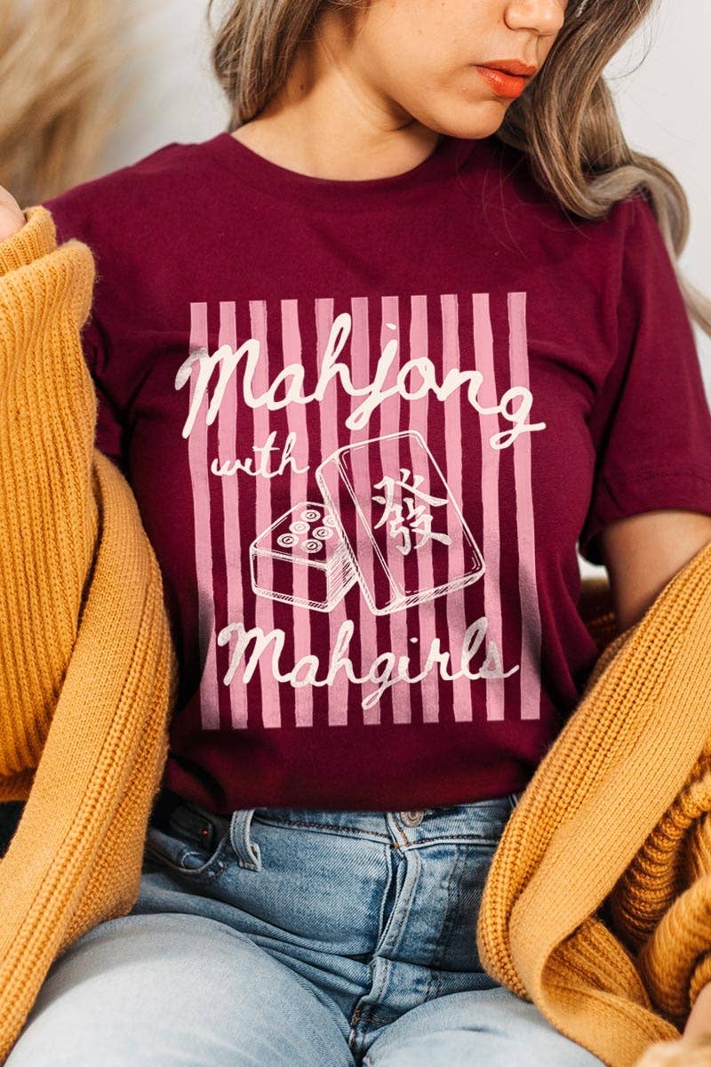 Mahjong Mahgirls Graphic Tee