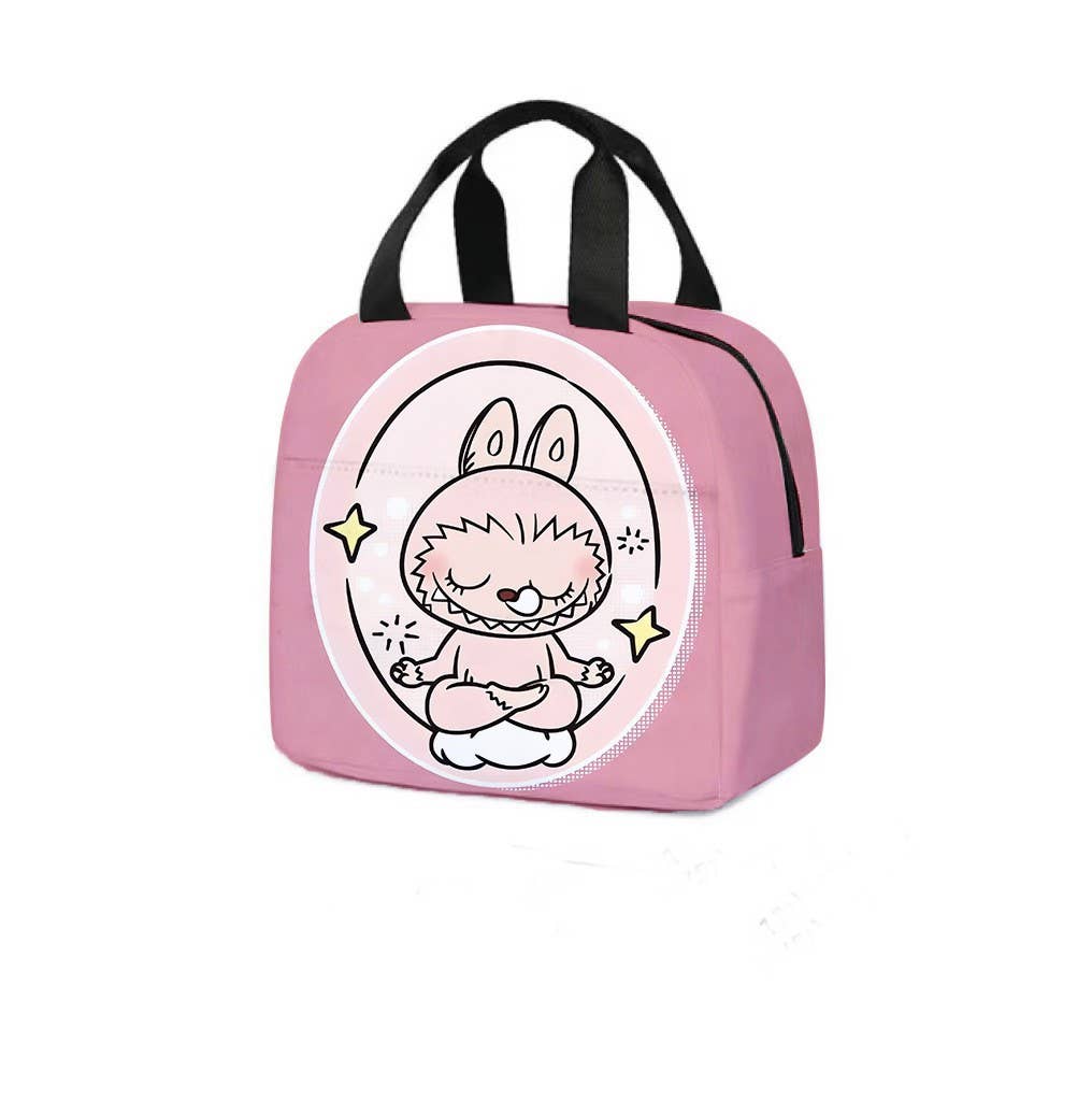 Cute monster lunch bag Aluminum Foil Insulation Bag