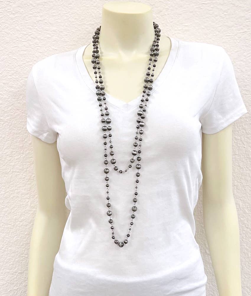 734882, Handmade Navajo Bead Necklace