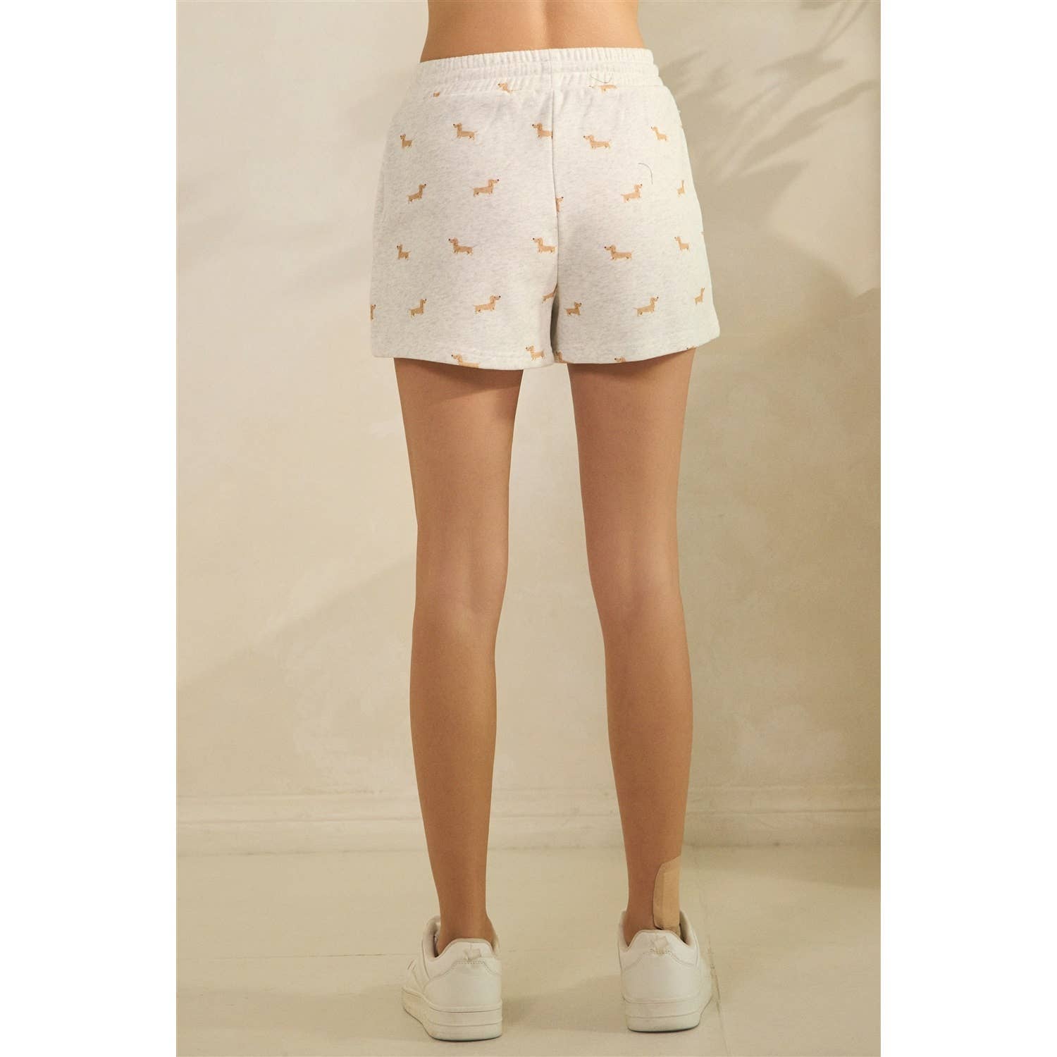All Over Dog Print Shorts