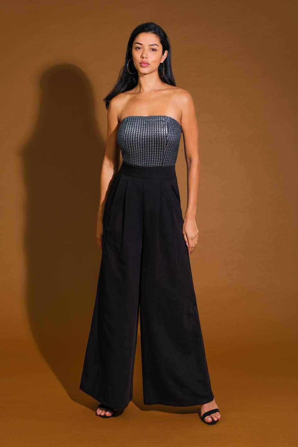 A woven jumpsuit - IP8657