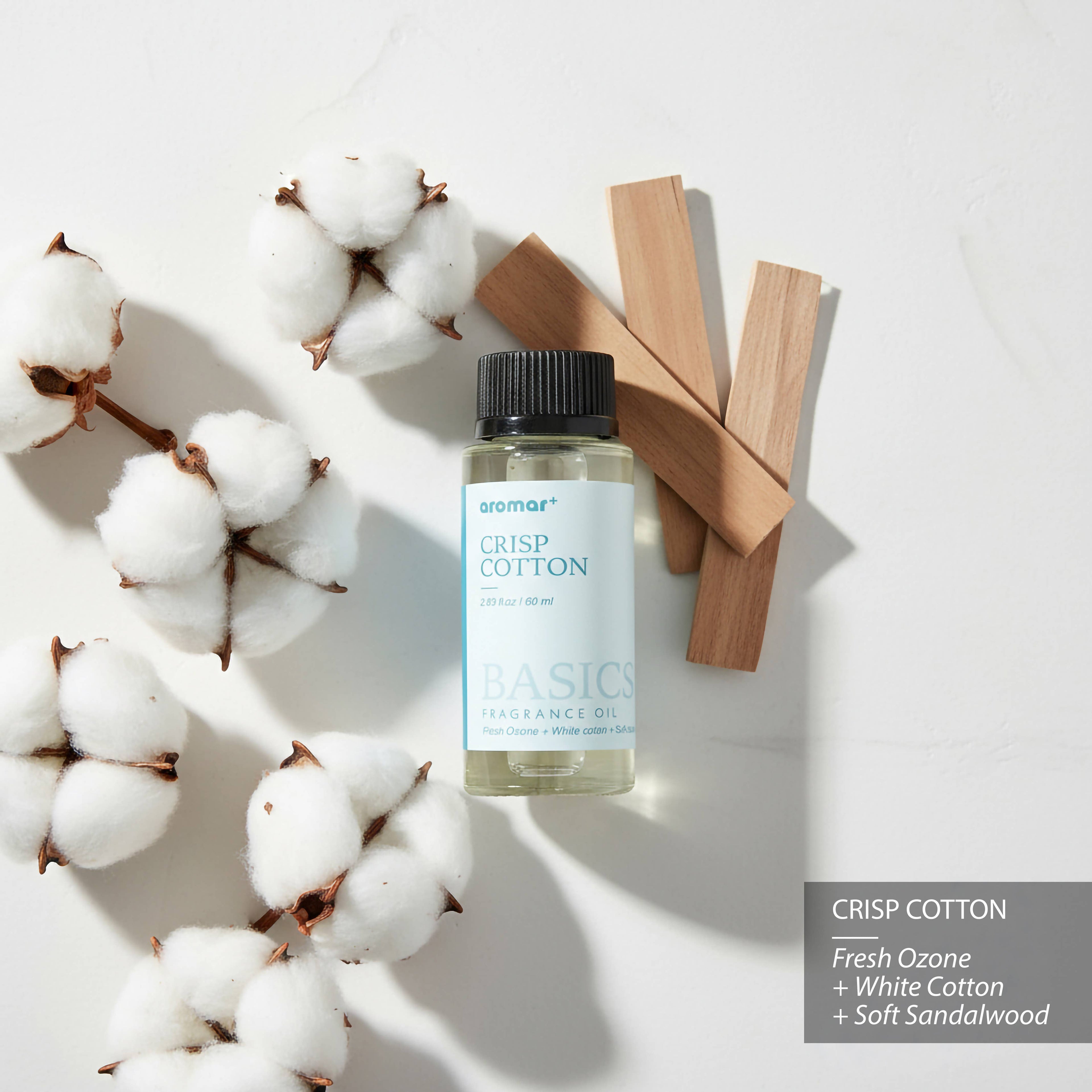Aromar Plus - Fragrance Oil 2oz - Crisp Cotton