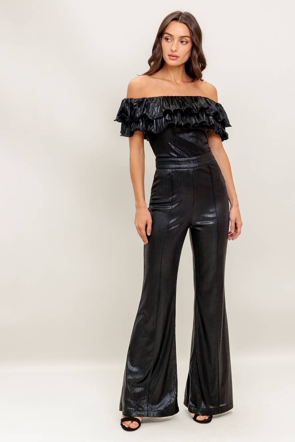 A coated woven jumpsuit - IP8685