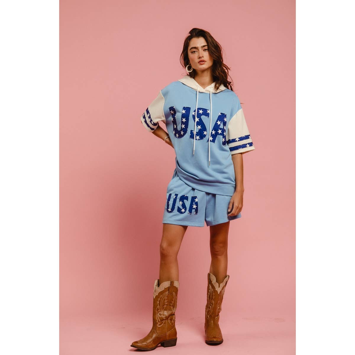 USA STAR PRINT MIX AND MATCH SHORTS