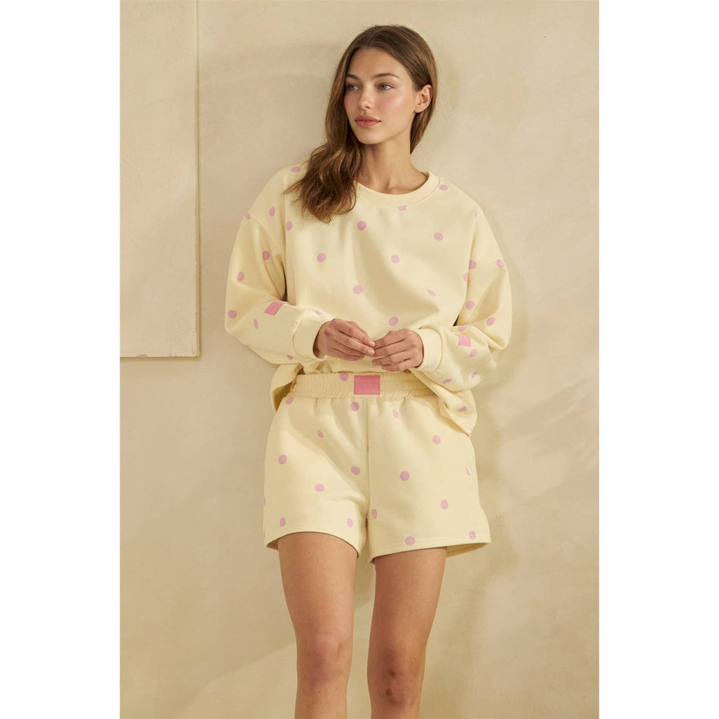 Printed Lounge Crewneck Sweatshirt