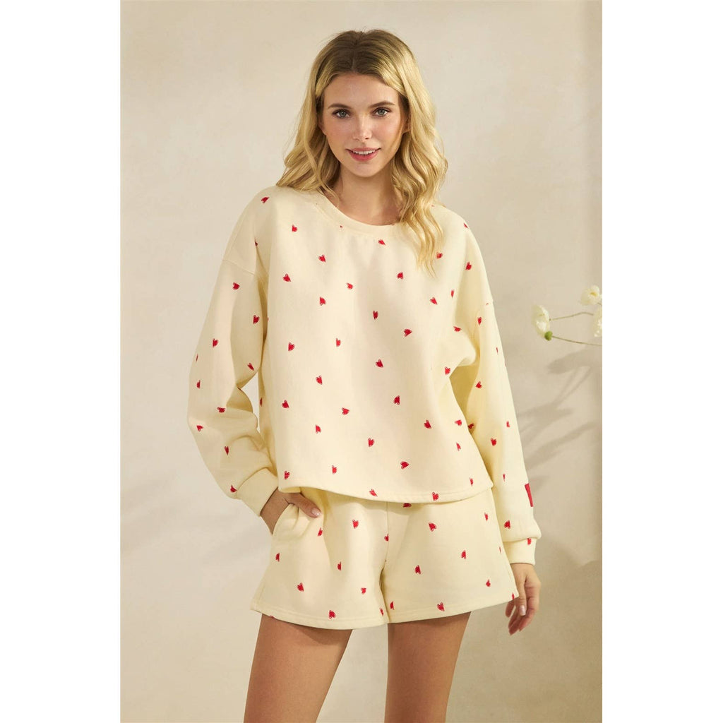 Printed Lounge Crewneck Sweatshirt