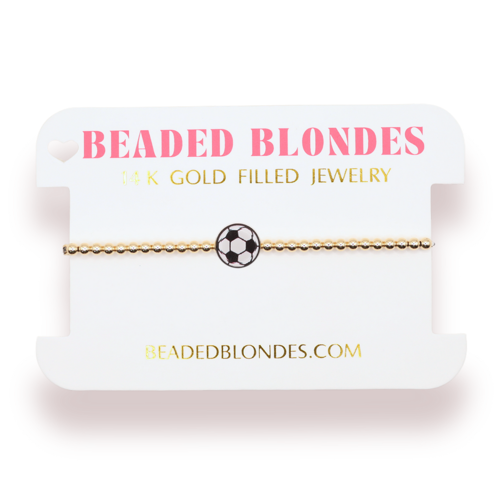 Soccer Ball Bracelet