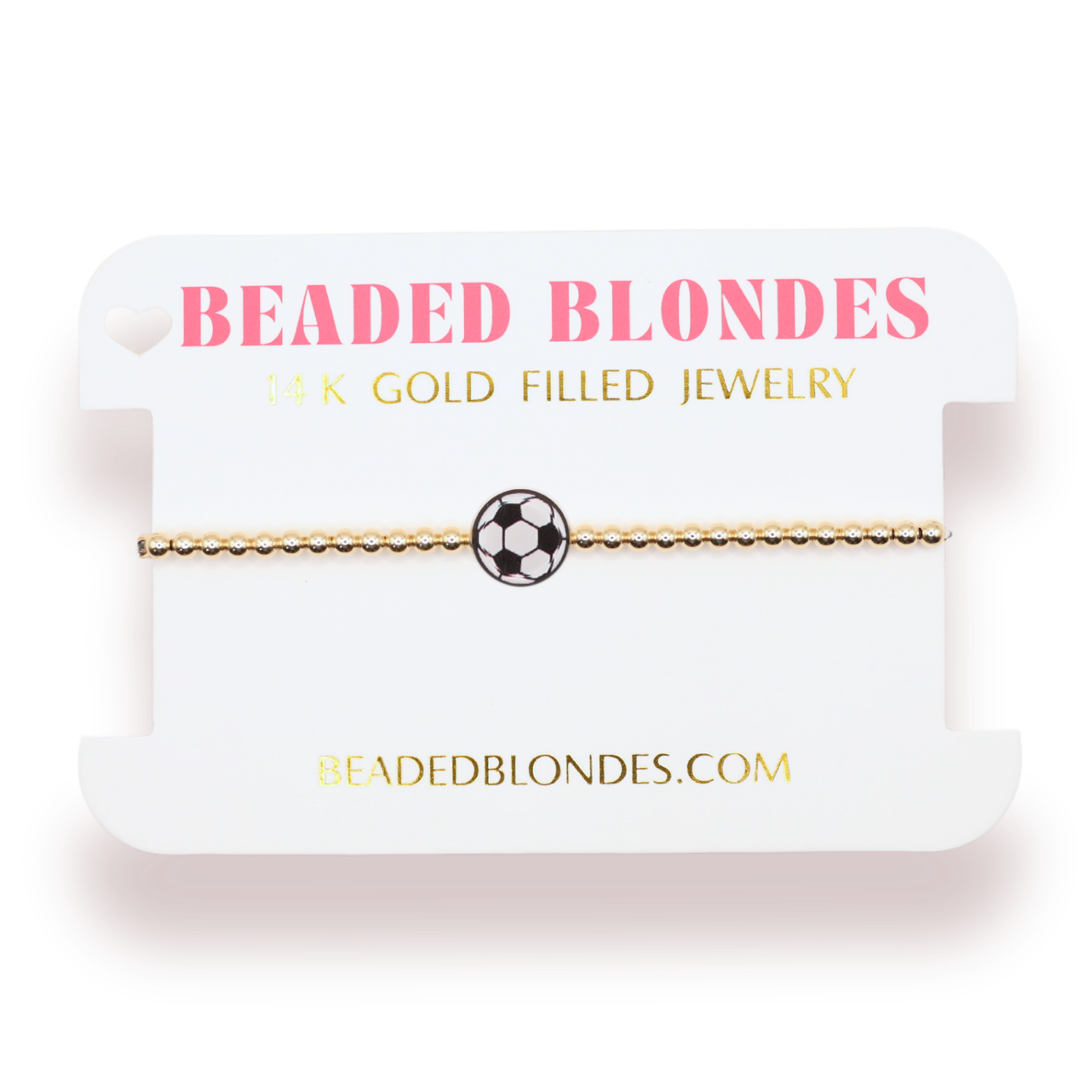 Soccer Ball Bracelet