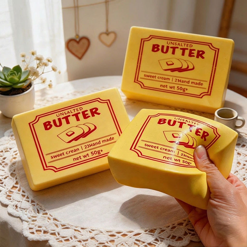 Butter Block Squishy Soft Slow Rising Stress Relief Toy