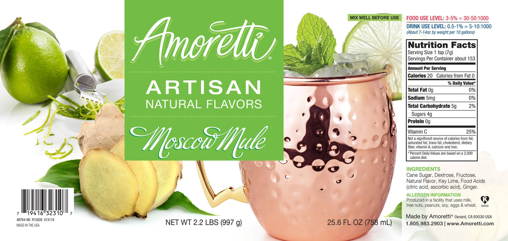 Natural Moscow Mule Artisan Flavor