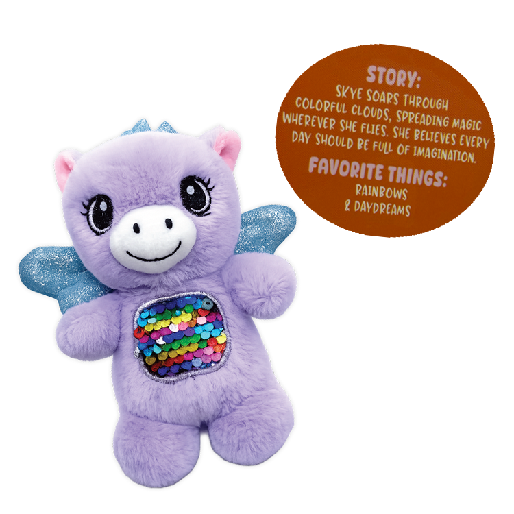 Wrapkins Wrist Band Slap Hug Plush Pal Variety - 6/Display