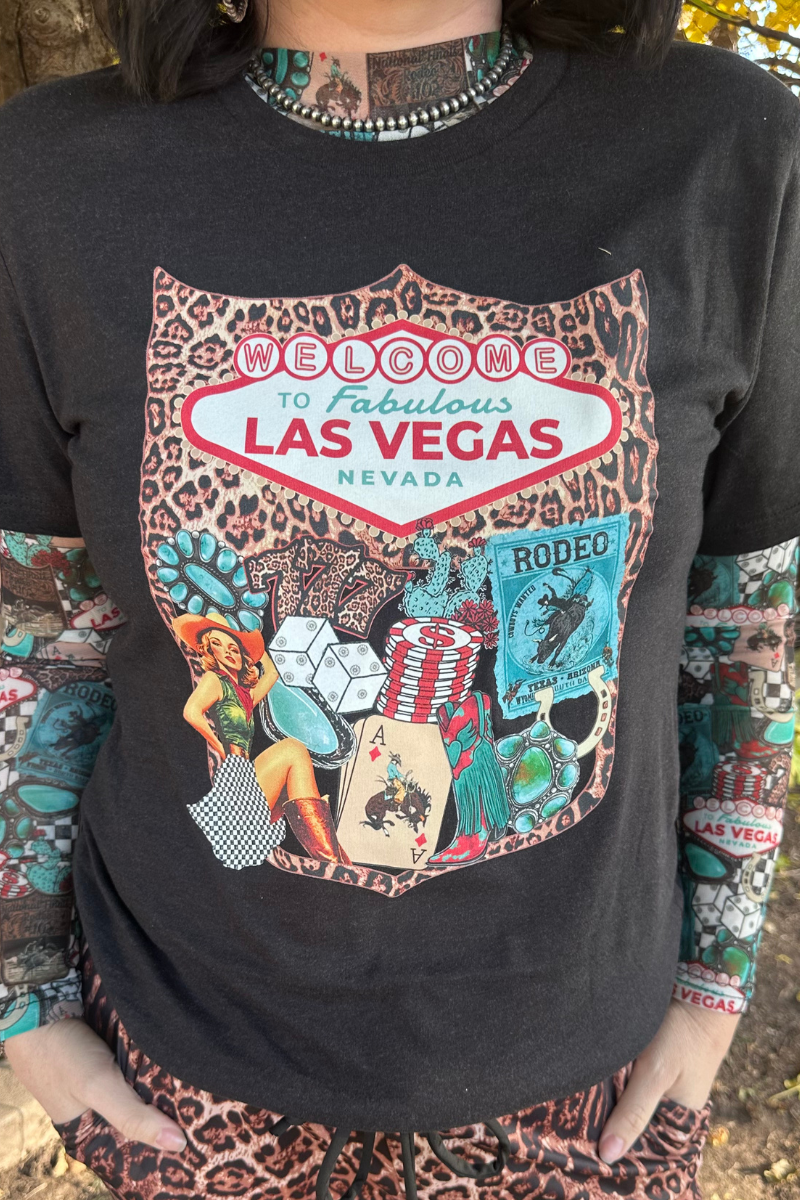 Viva Las Cowgirl Mesh Top