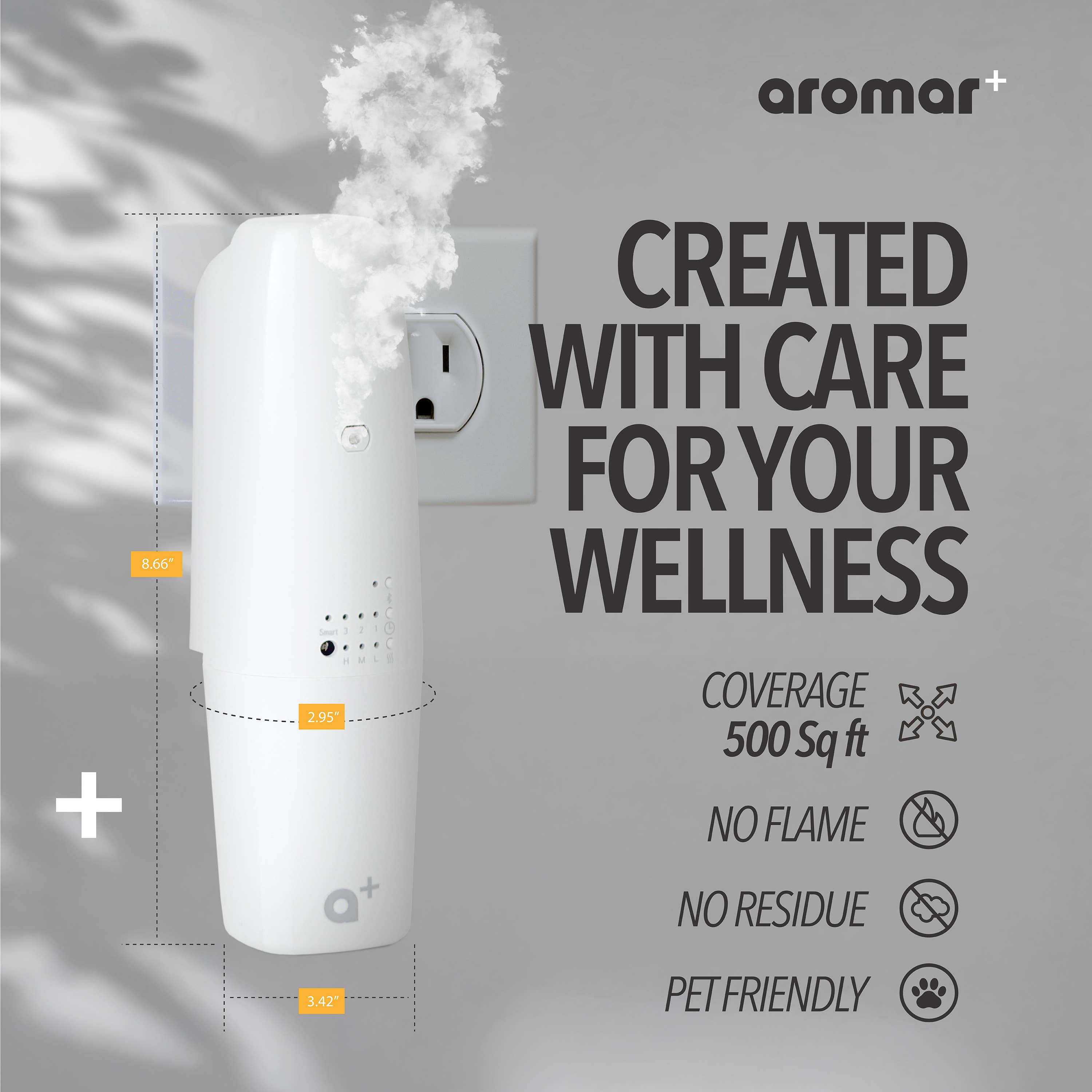 AROMAR+ Waterless Plug-in Aroma Diffuser
