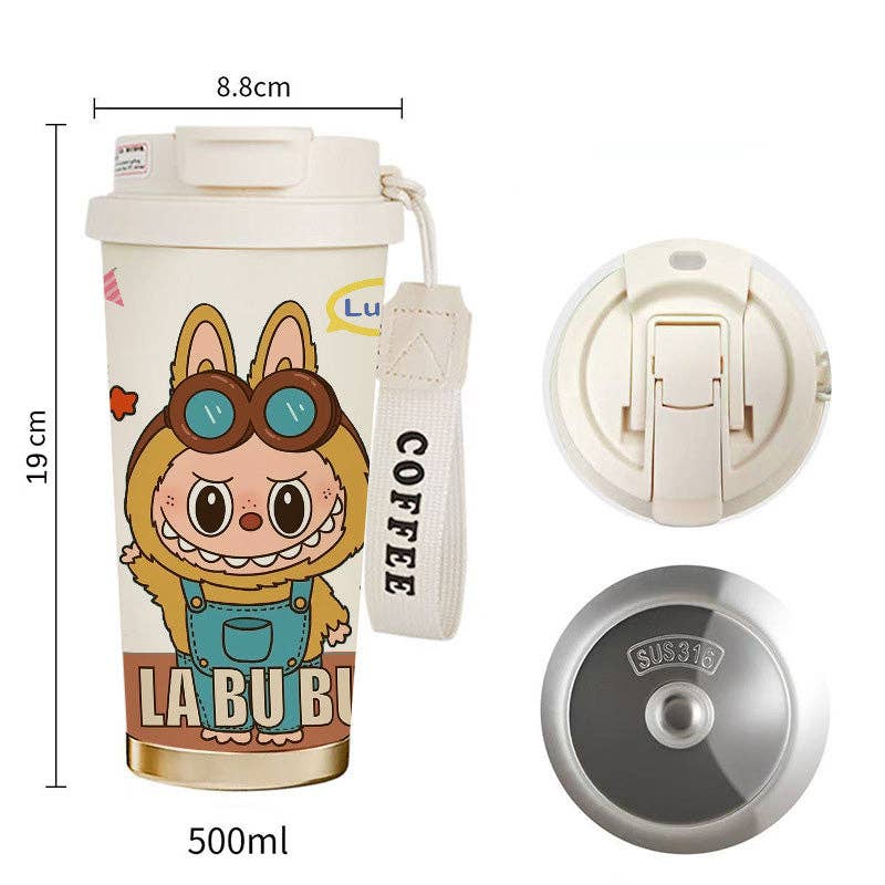 💫 “Labubu Magic” Cute Monster Stainless Steel Insulated Cup
