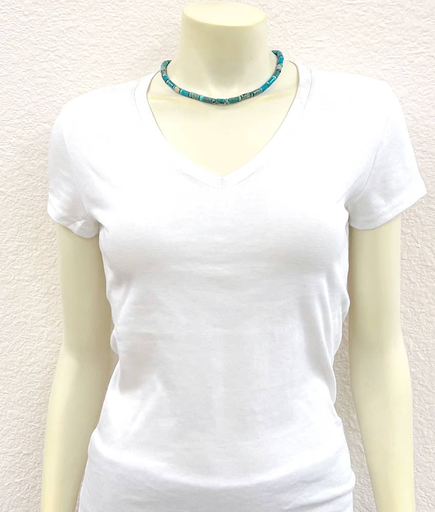 739093, Handmade Gemstone Necklace