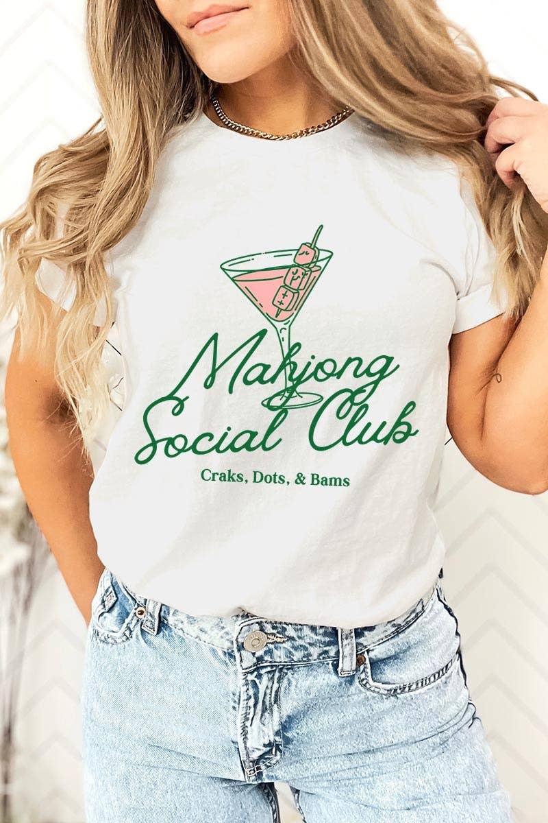 Mahjong Cocktail Graphic Tee
