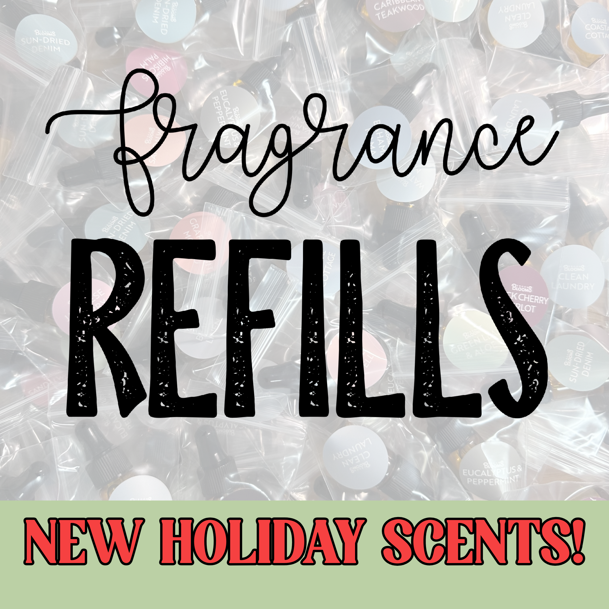 Plant Car Air Freshener Diffuser Refills - Refill Oils ONLY