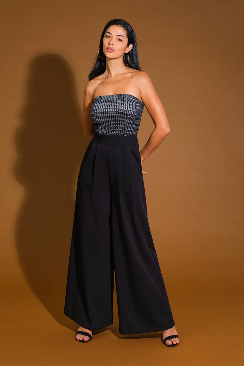A woven jumpsuit - IP8657