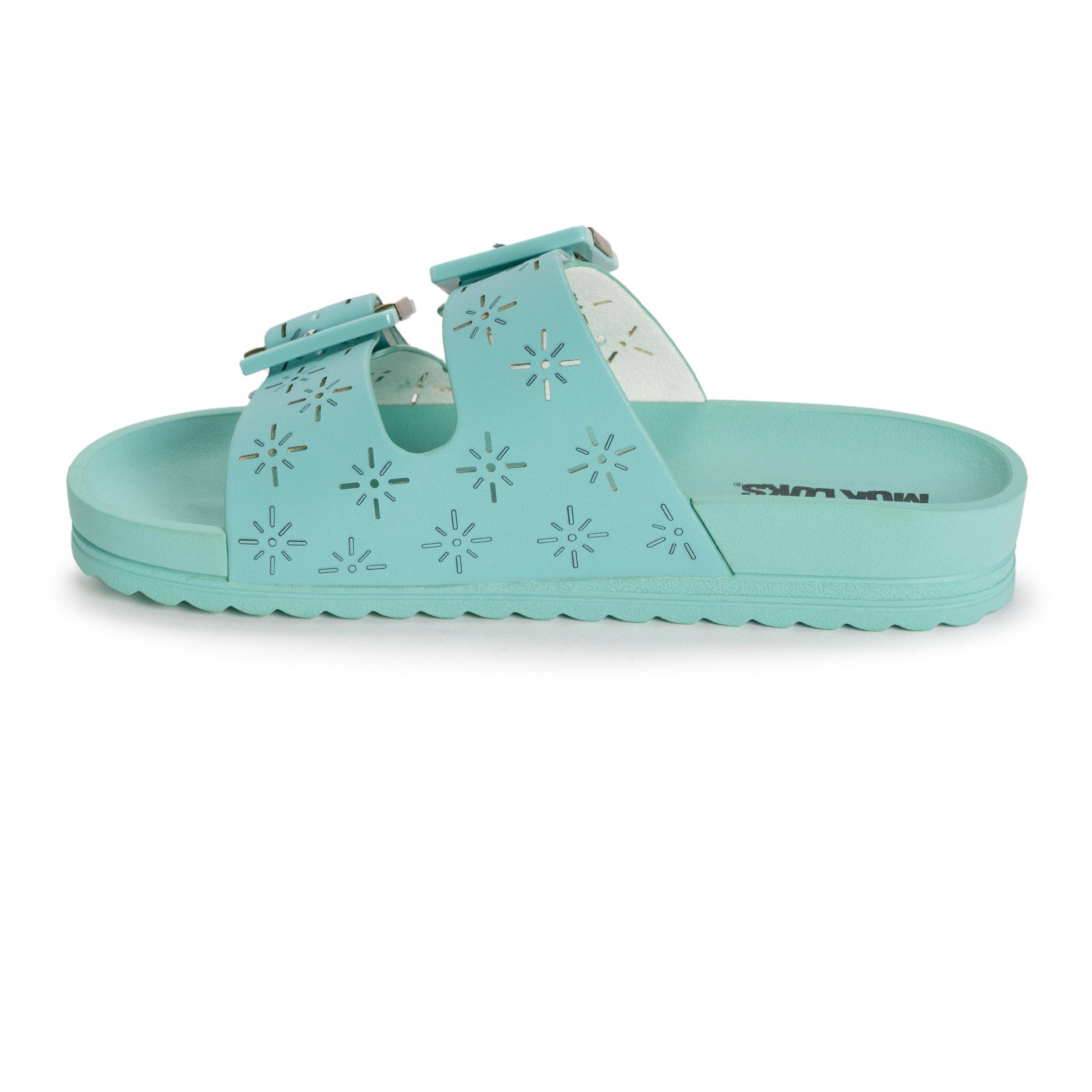 MUK LUKS Women's Grand Cayman Perforated Sandal