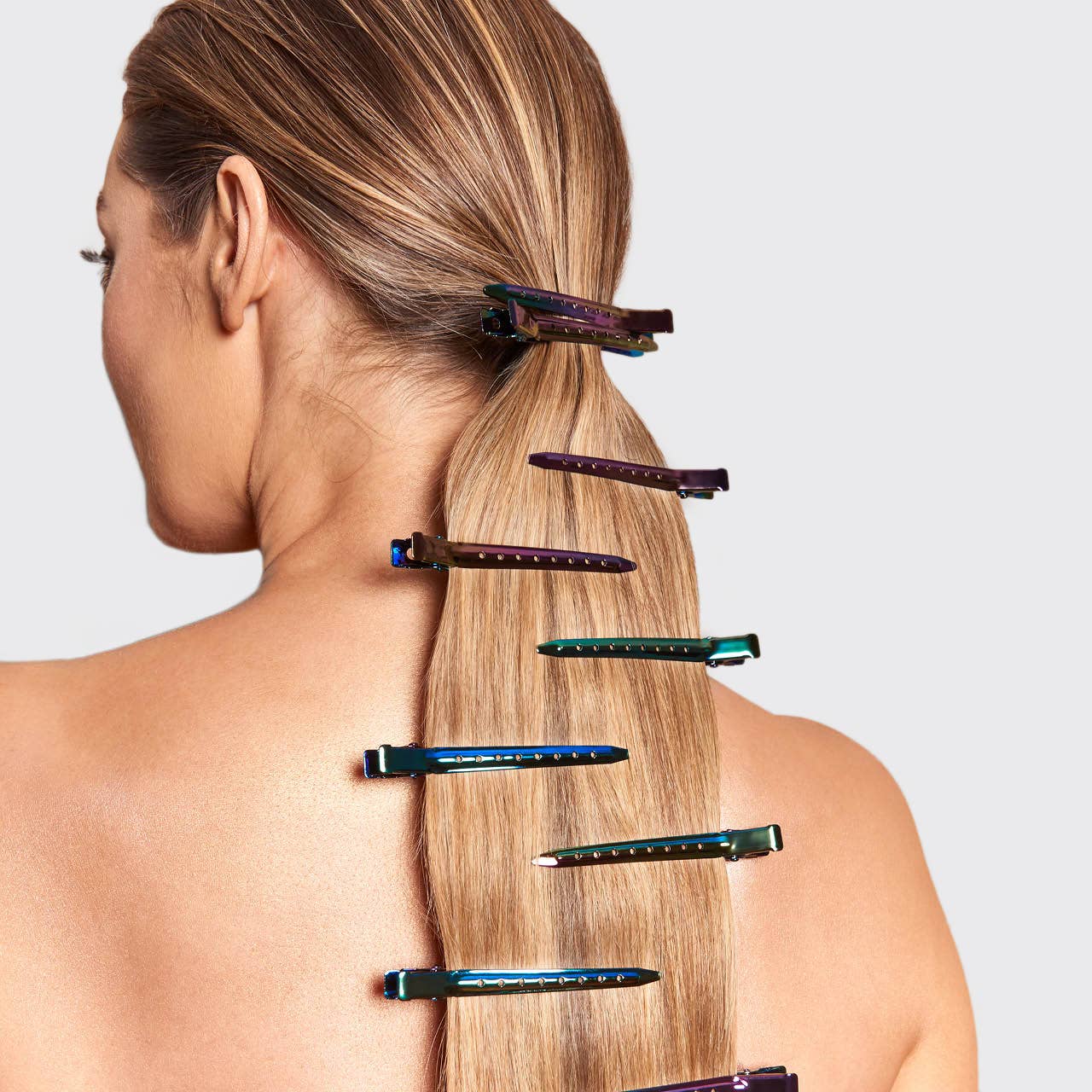 Styling Hair Clips 6pc - Iridescent