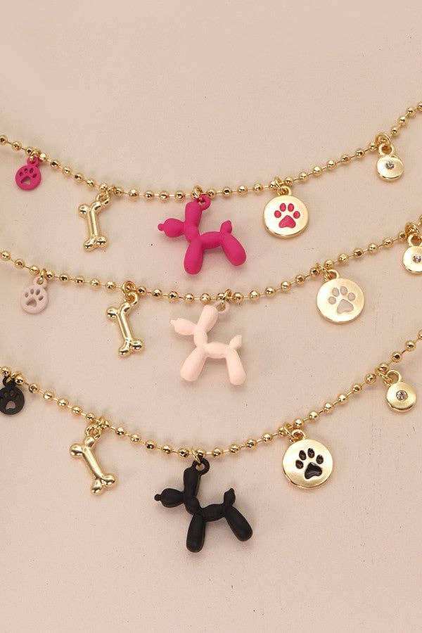 PUP PAW CHARM NECKLACE