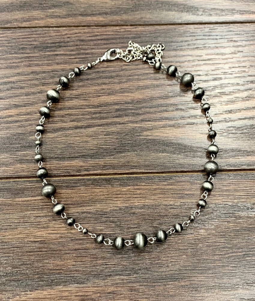 Handmade 16" Navajo Bead Necklace