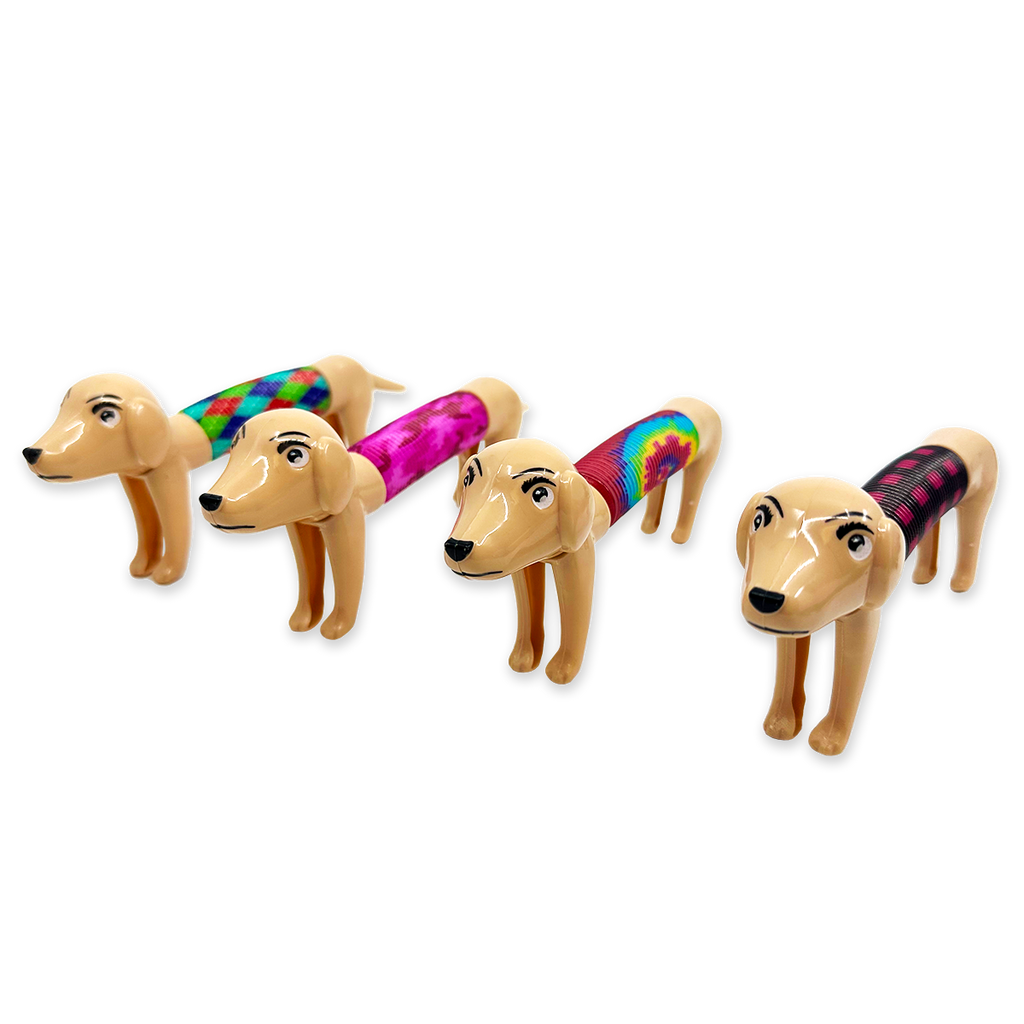 So Much Fun! Bendy Fidget Tube Dog Assortment - 12/Pack