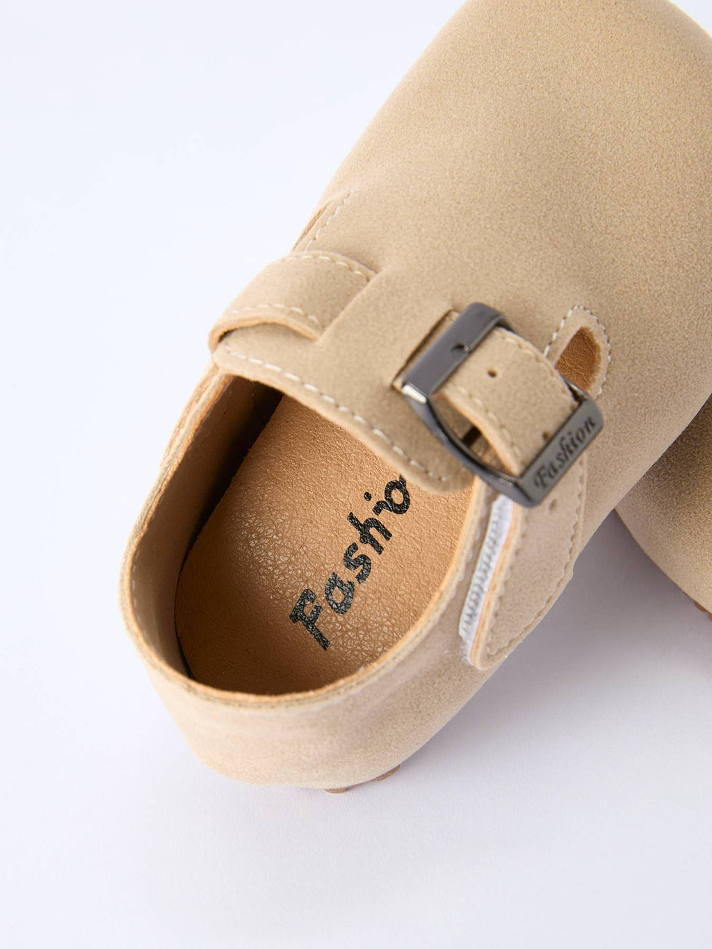 Fall Suede Buckle Kids Shoes Slip-On Loafers