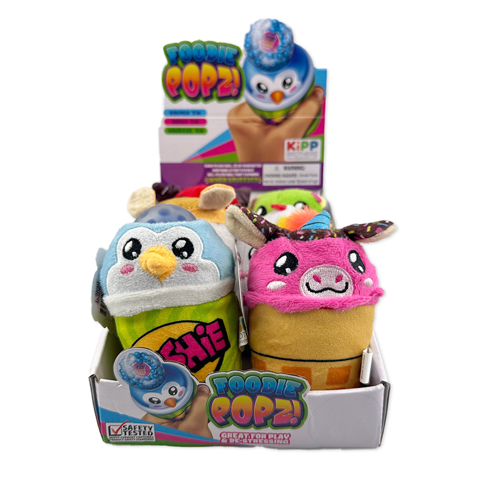 So Much Fun! Foodie Squishy Plush Toy Assortment - 6/Display