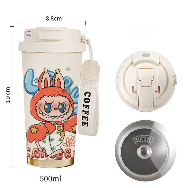 💫 “Labubu Magic” Cute Monster Stainless Steel Insulated Cup