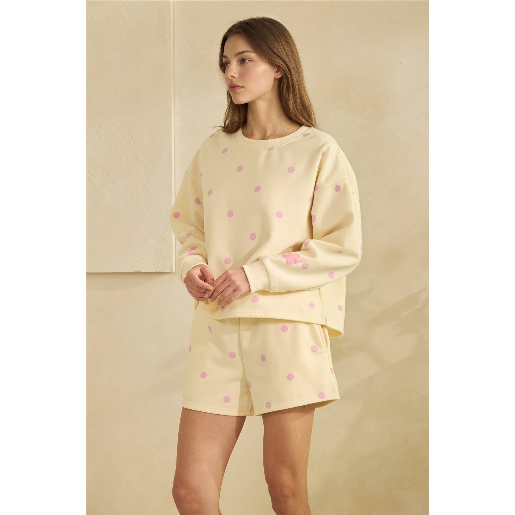 Printed Lounge Crewneck Sweatshirt