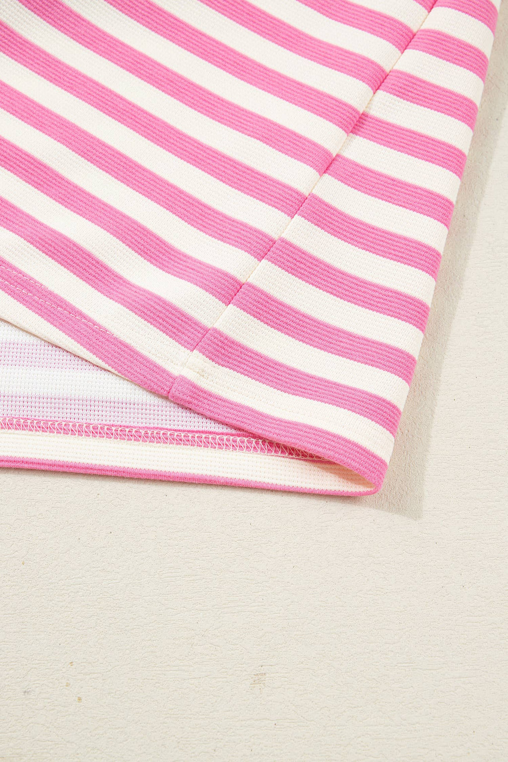 Striped Quarter-Zip Sleeveless Top & Skort Set