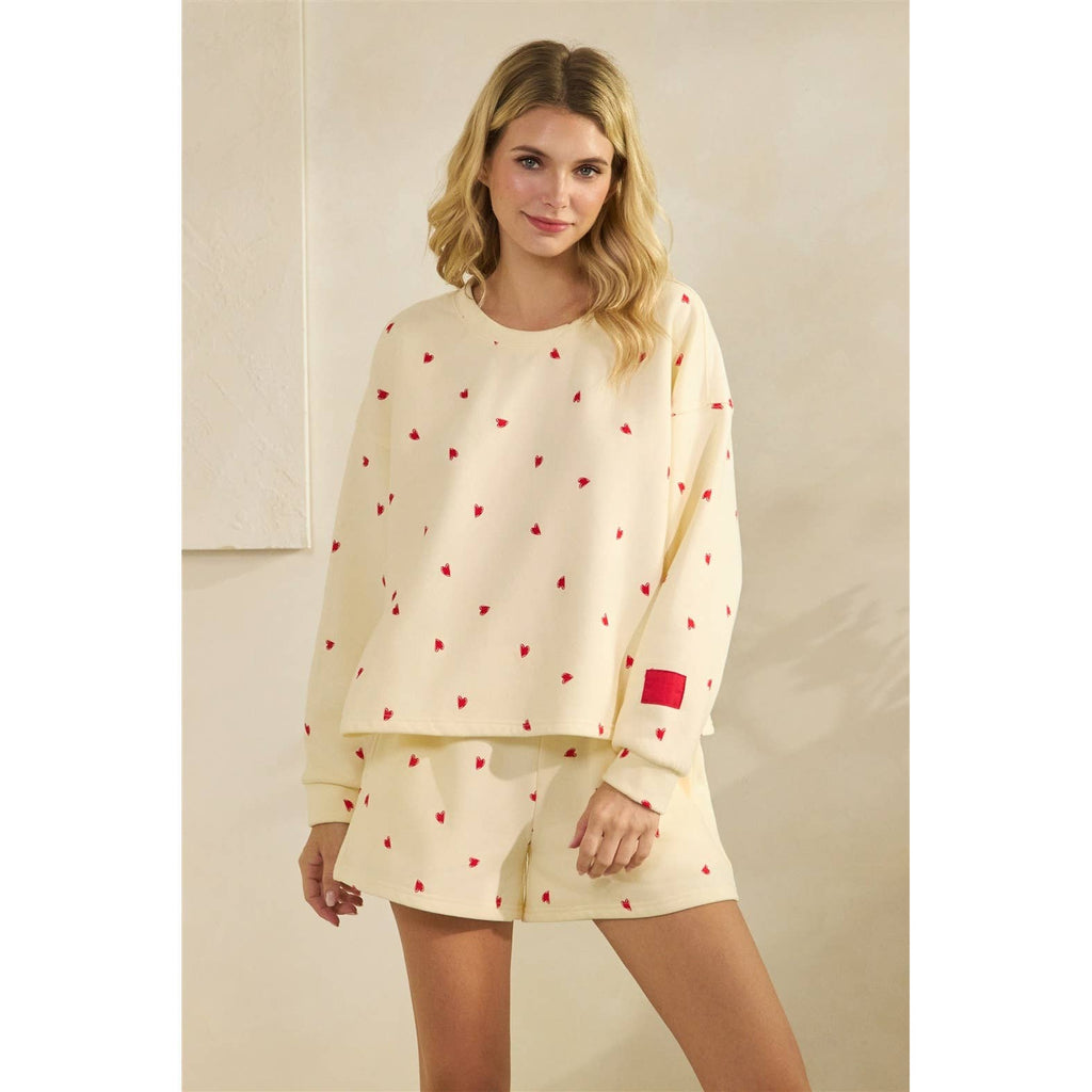 Printed Lounge Crewneck Sweatshirt