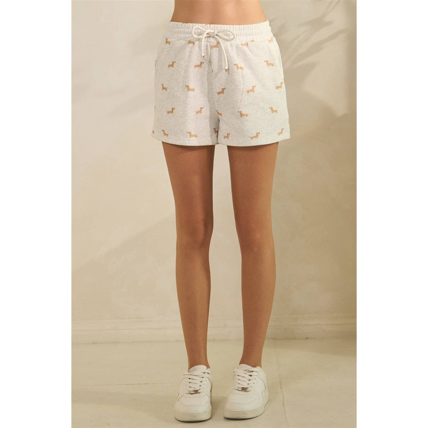 All Over Dog Print Shorts