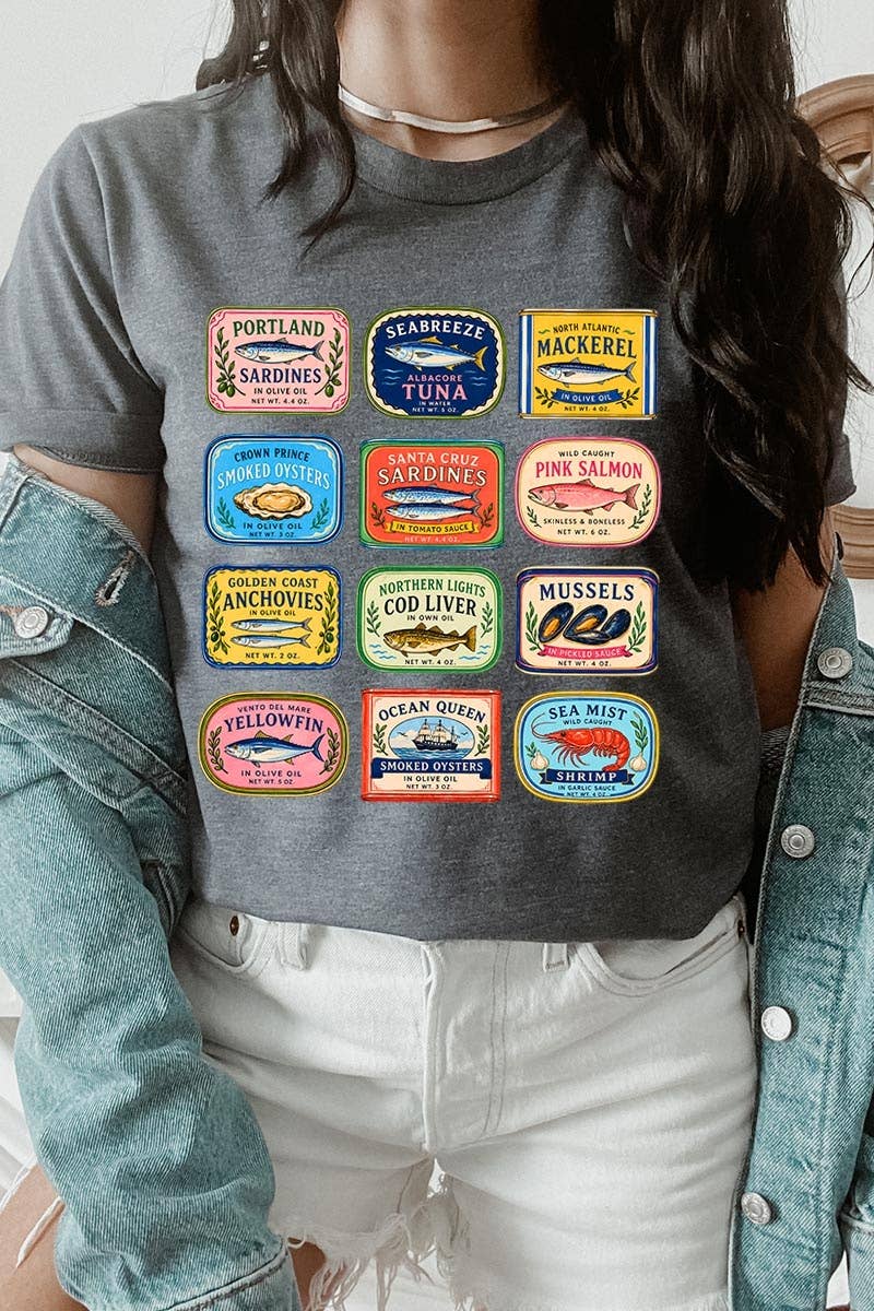 Sardines Market Graphic Tee