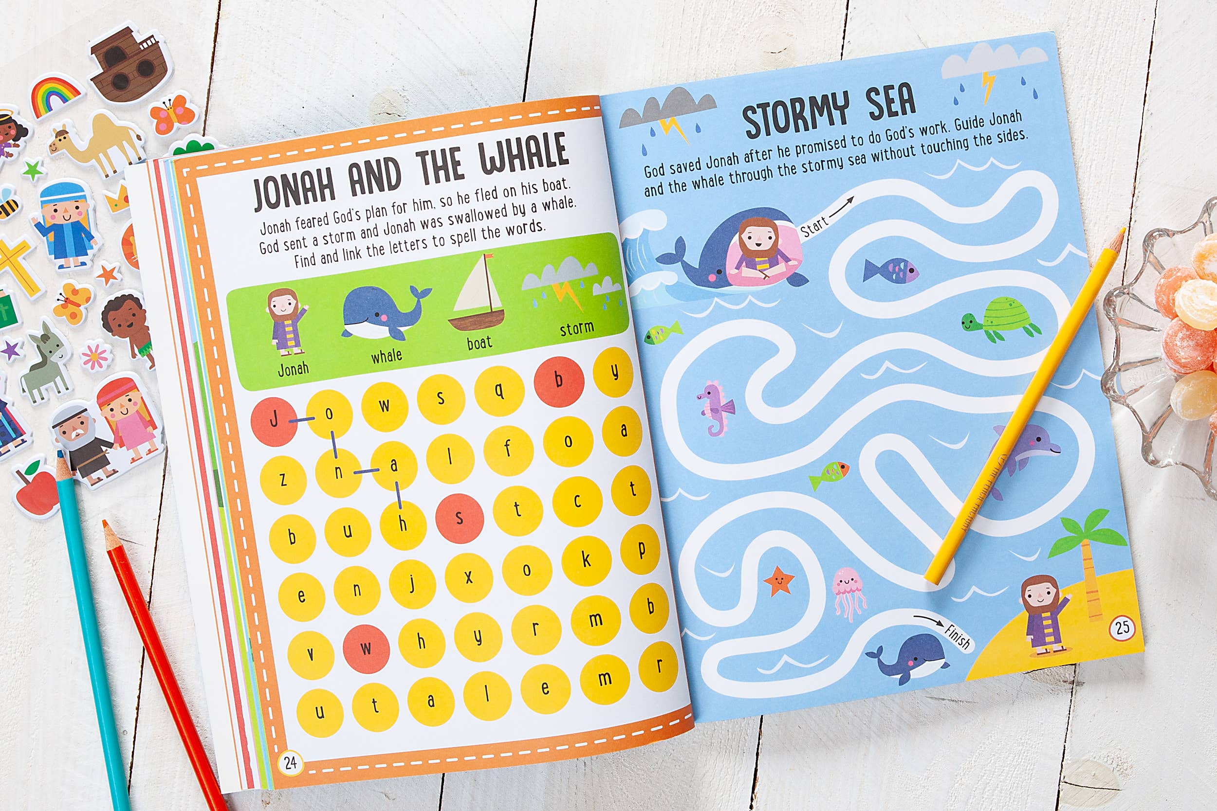 My Bible Stories Activity Book (Pink, Easter Gifts)