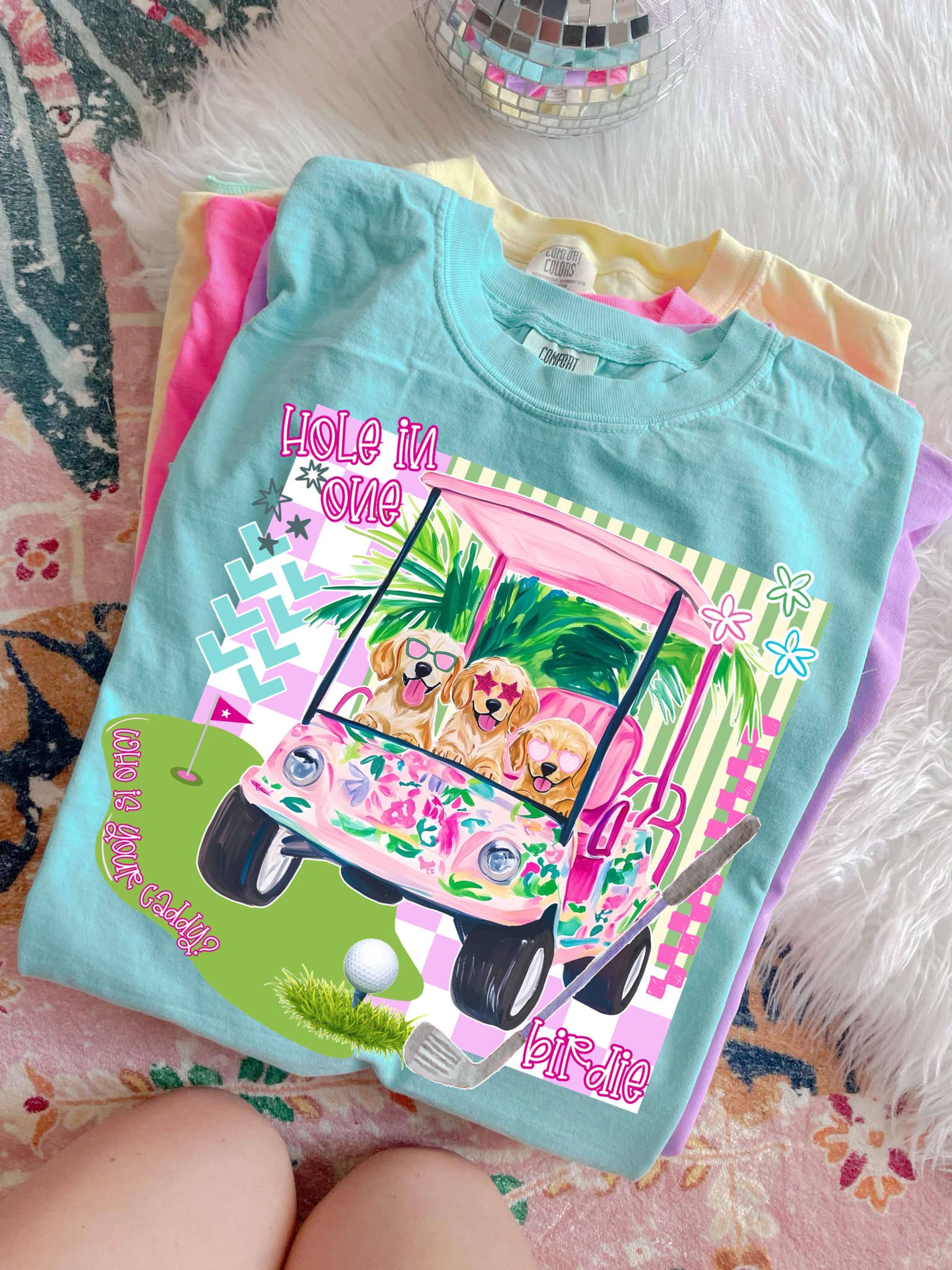 Caddy Dog Short Sleeve Tee