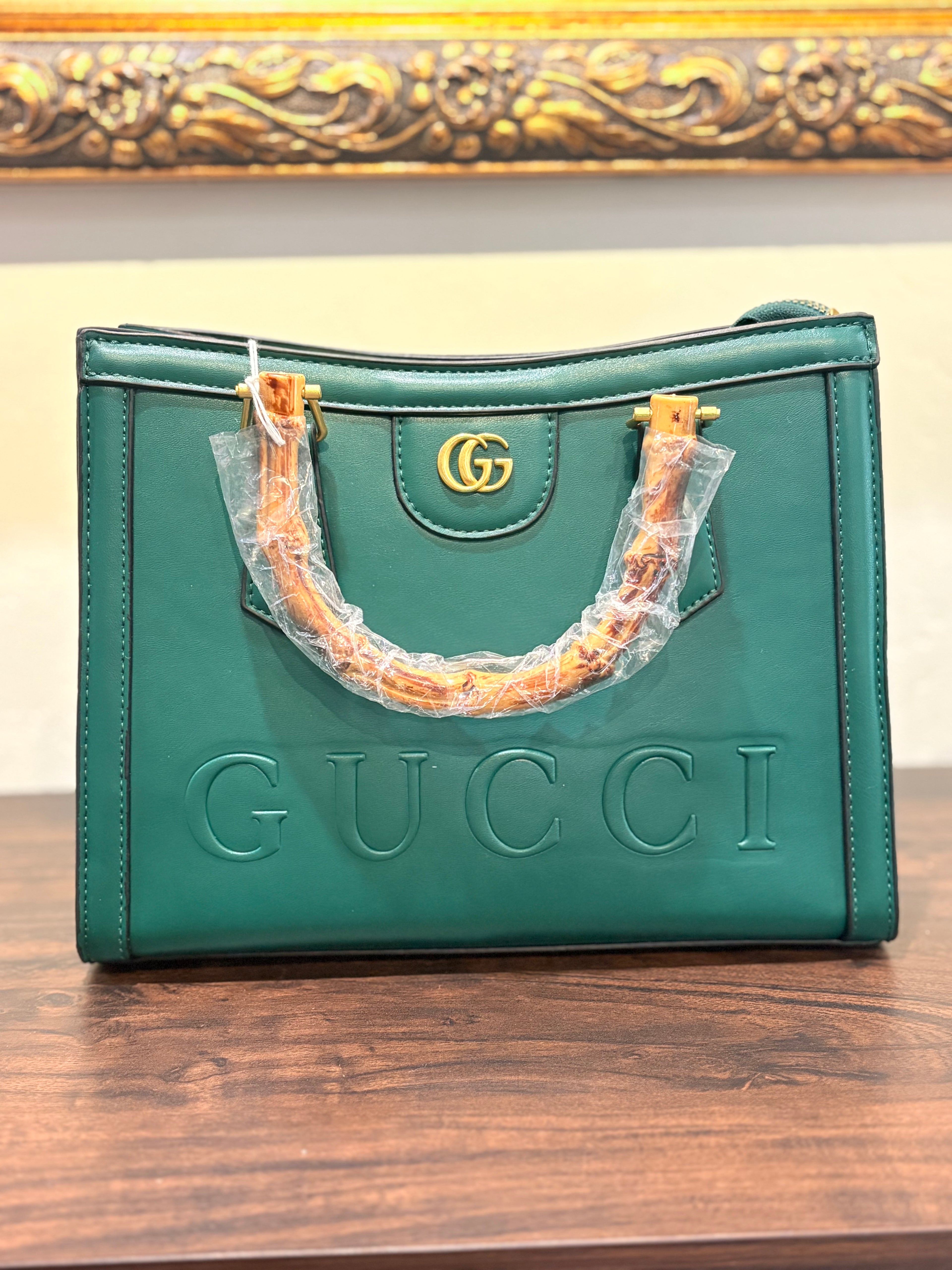 The Emerald Bamboo Tote-Designer inspired