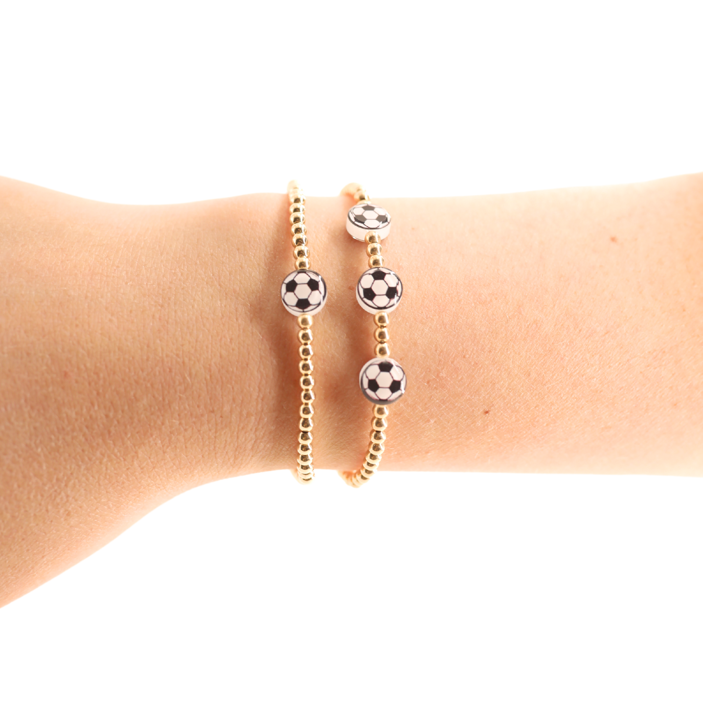 Soccer Ball Bracelet