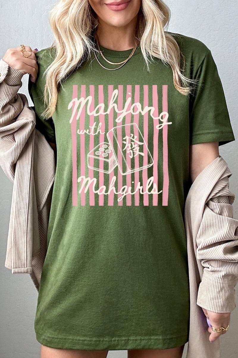 Mahjong Mahgirls Graphic Tee
