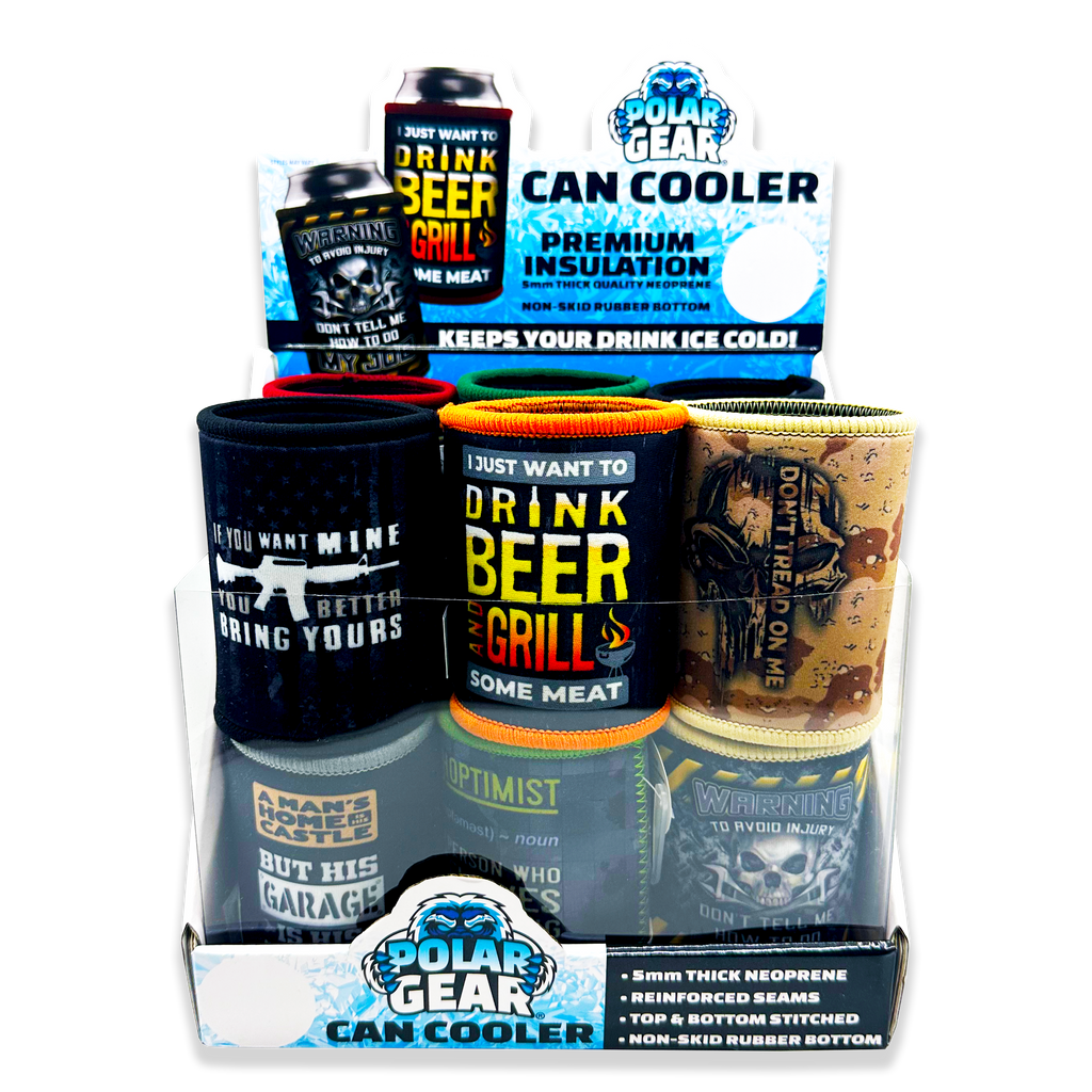 Polar Gear Premium Neoprene Can Cooler - 12/Display